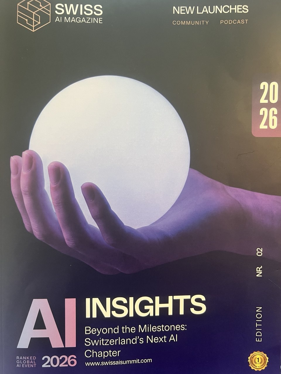 Swiss AI Magazine Cover Edition 2026